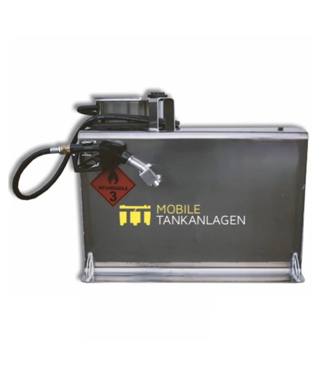 Mobile Dieseltankstelle 250 Liter aus Aluminium